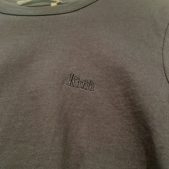 Kith Women’s Black Long Sleeve Crop Top size Small - Picture 7 of 8